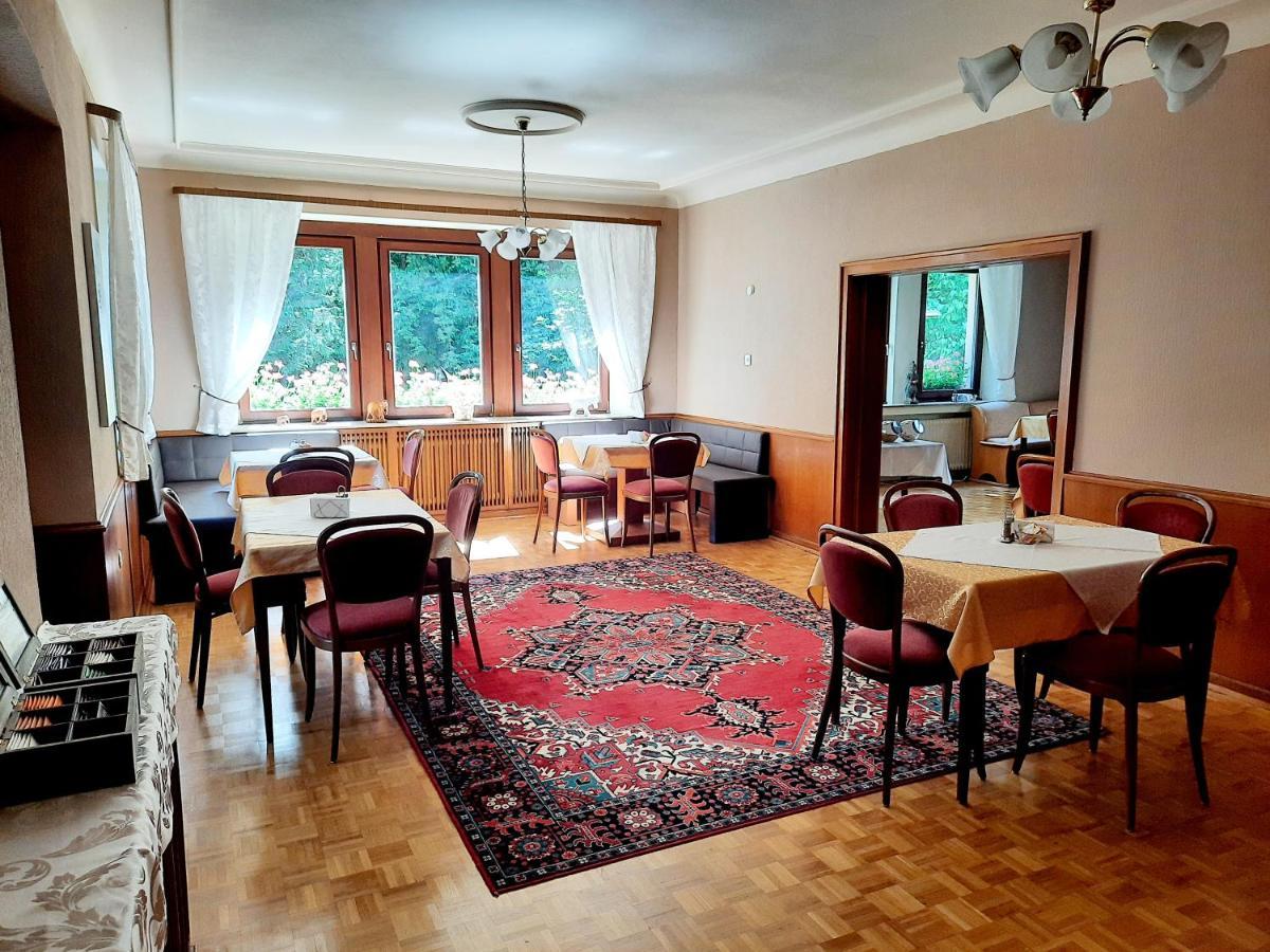 Hotel Pension Bluechersruh Bad Berneck im Fichtelgebirge Exterior foto