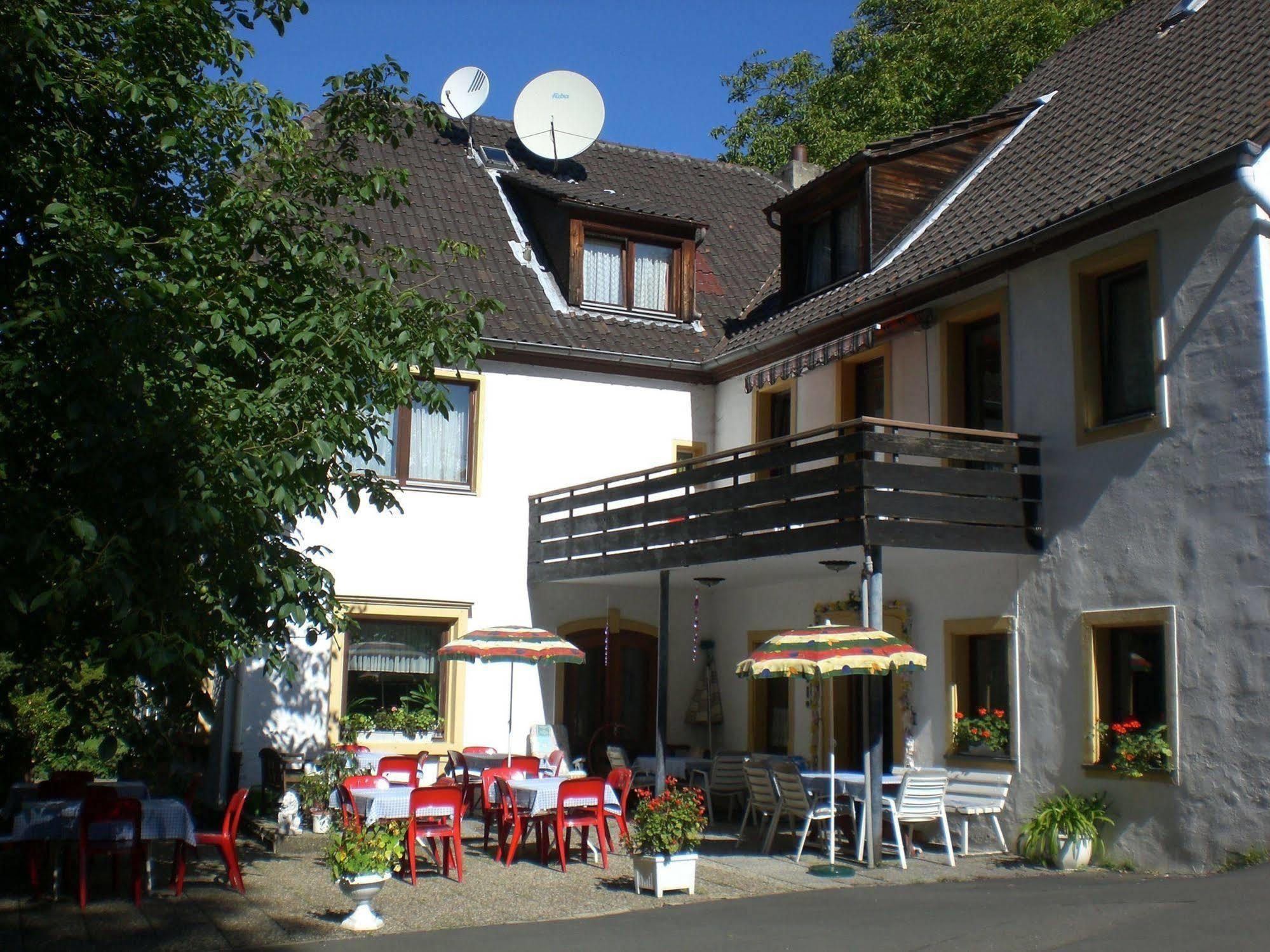 Hotel Pension Bluechersruh Bad Berneck im Fichtelgebirge Exterior foto